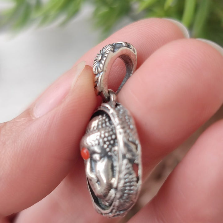Ciondolo in argento 925 Buddha - KUNTRAD