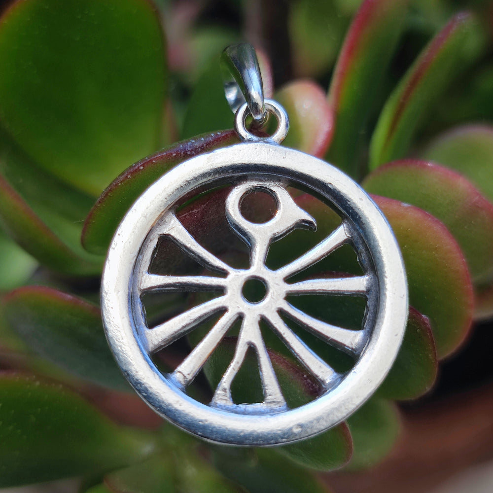 Ciondolo etnico in argento 925 - KAMLA