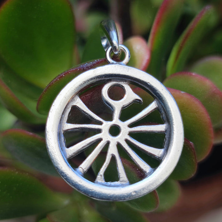 Ciondolo etnico in argento 925 - KAMLA