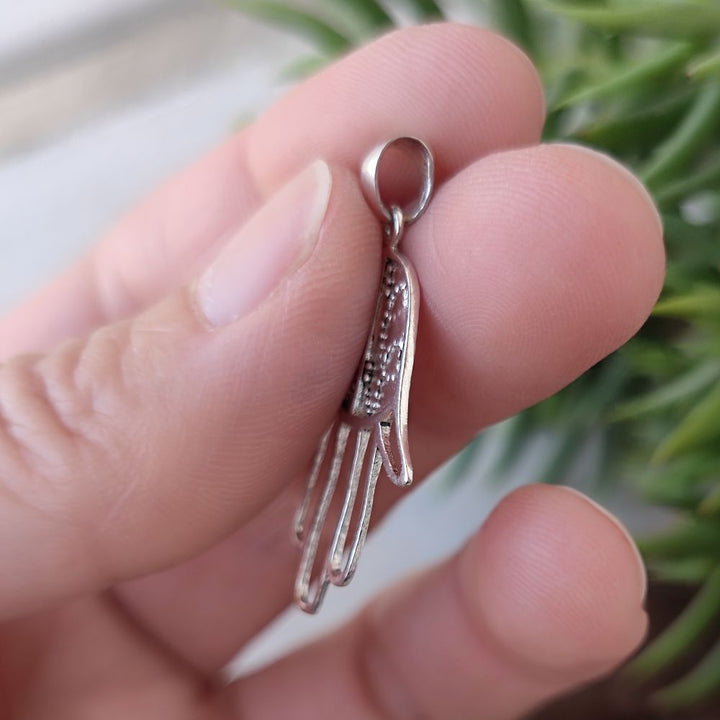 Ciondolo in argento 925 con mano di Fatima - CHITRADA