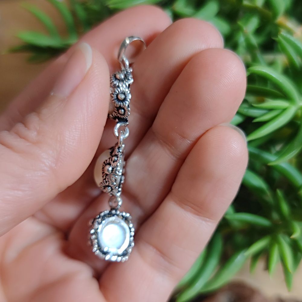 Ciondolo etnico in argento 925 con pietre - CHANDOS