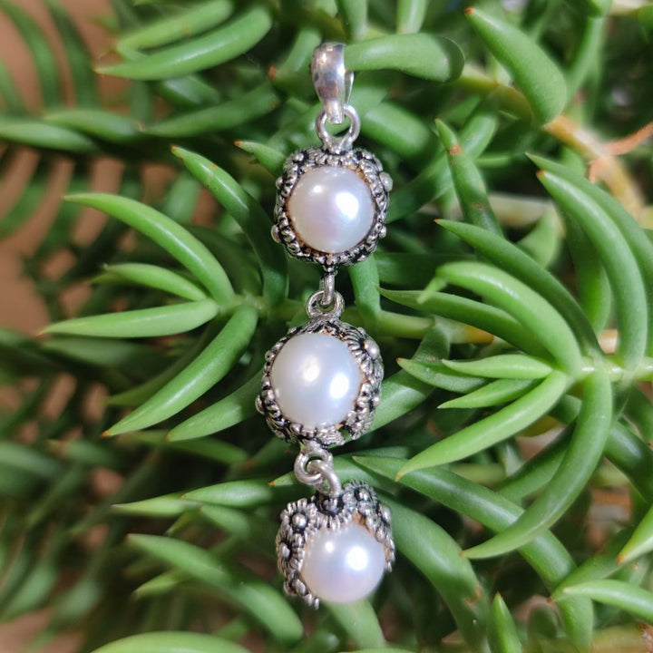 Ciondolo etnico in argento 925 con pietre - CHANDOS