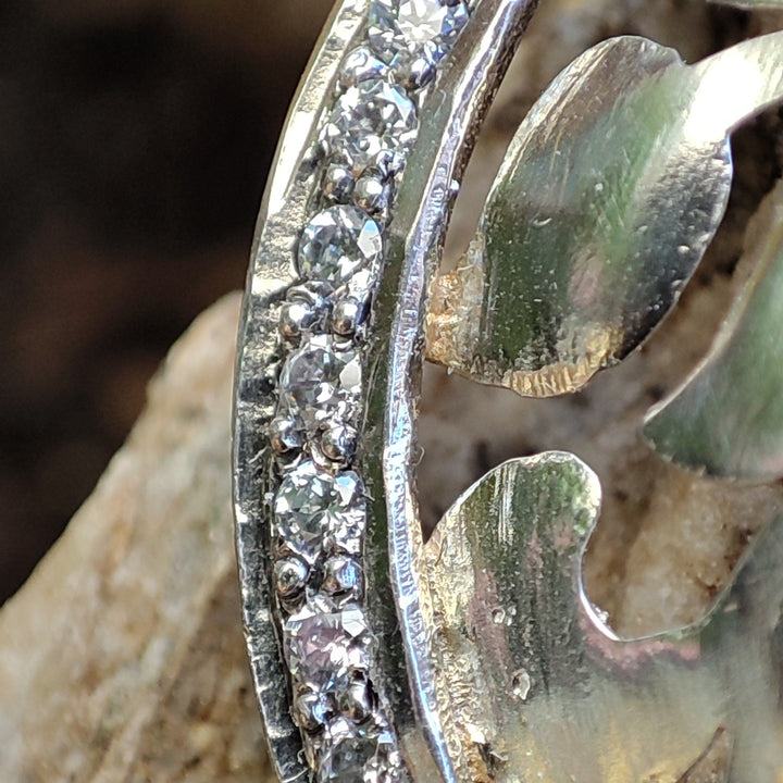 Ciondolo in argento 925 con zirconi - RAMPURWA