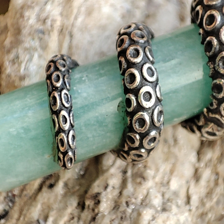 Ciondolo etnico in argento 925 con pietra - BAYANA