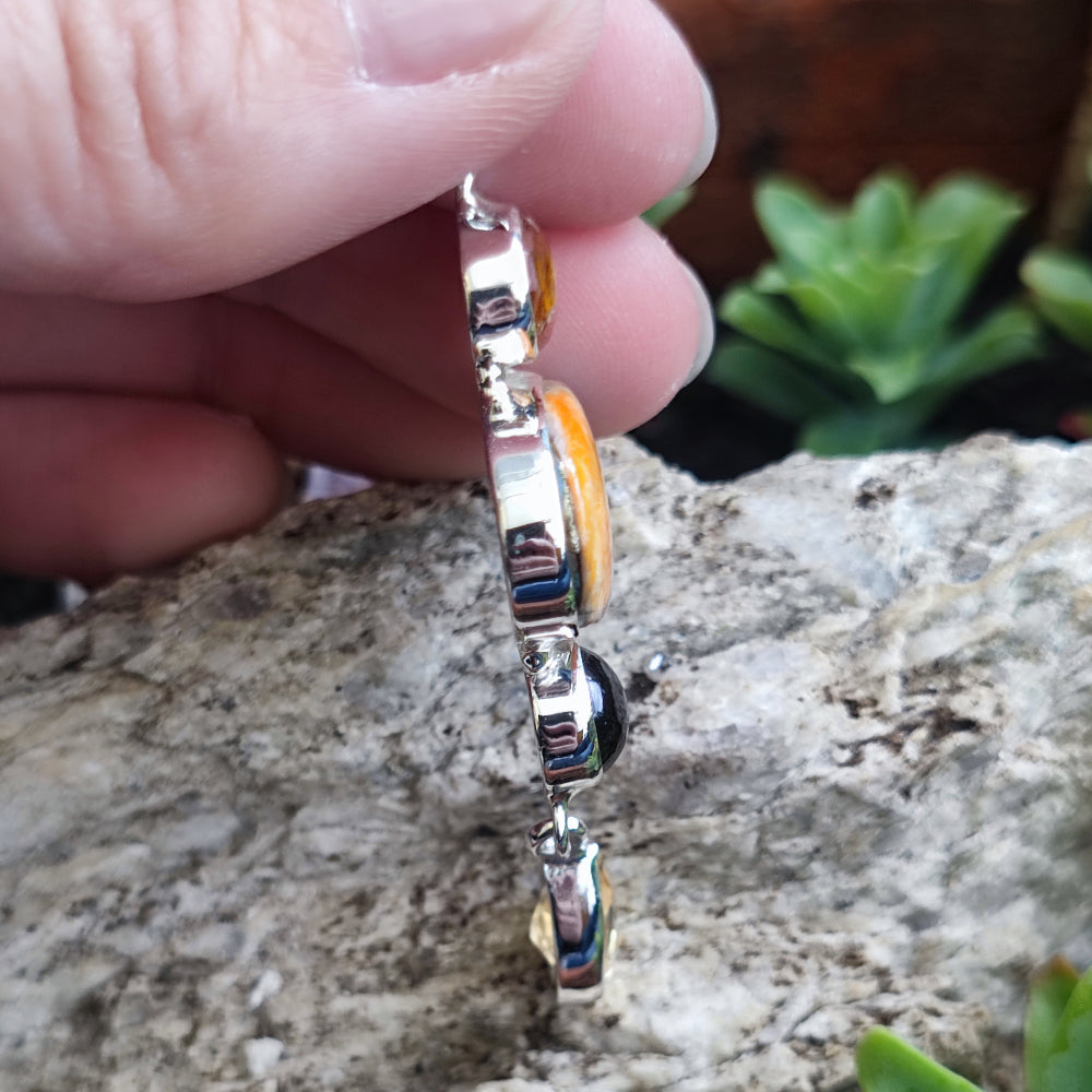 Ciondolo in argento 925 con pietra - HANDIA