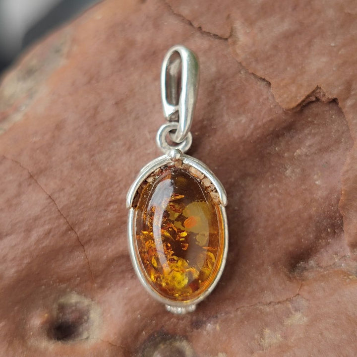 Ciondolo in argento 925 con pietra - KHEJURI