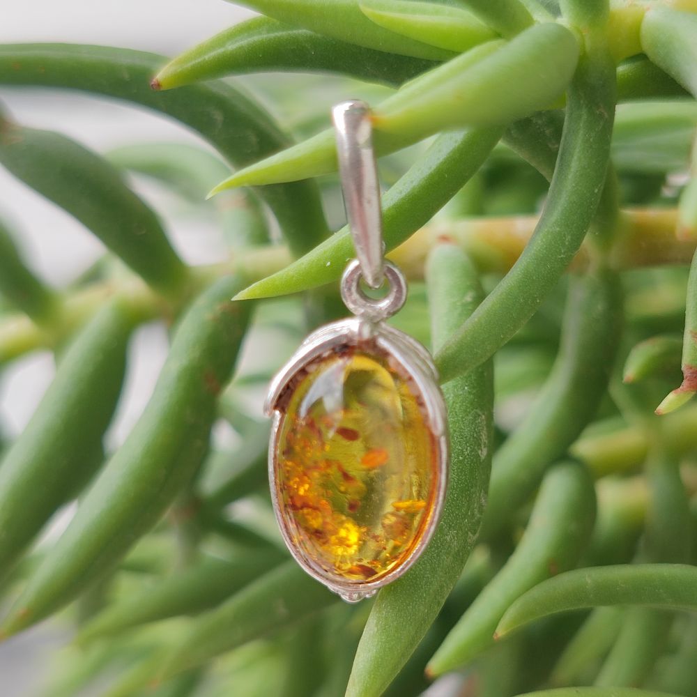 Ciondolo in argento 925 con pietra - KHEJURI
