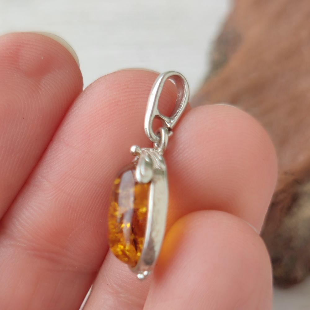 Ciondolo in argento 925 con pietra - KHEJURI