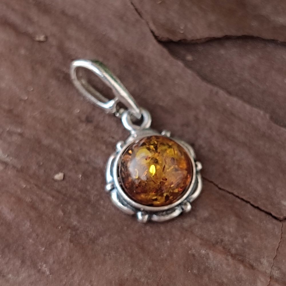 Ciondolo in argento 925 con pietra - MARAL
