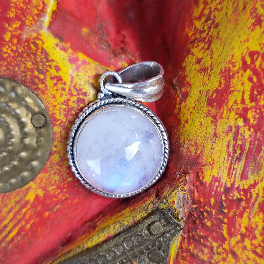 Ciondolo in argento 925 con pietra - PERIYAR