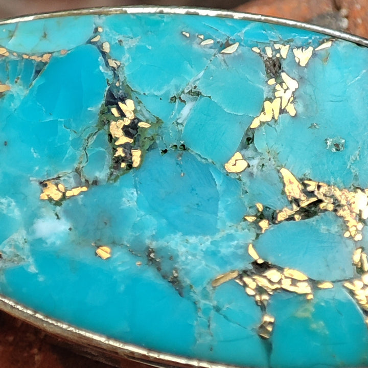 Ciondolo etnico in argento 925 con pietra - SAKNA