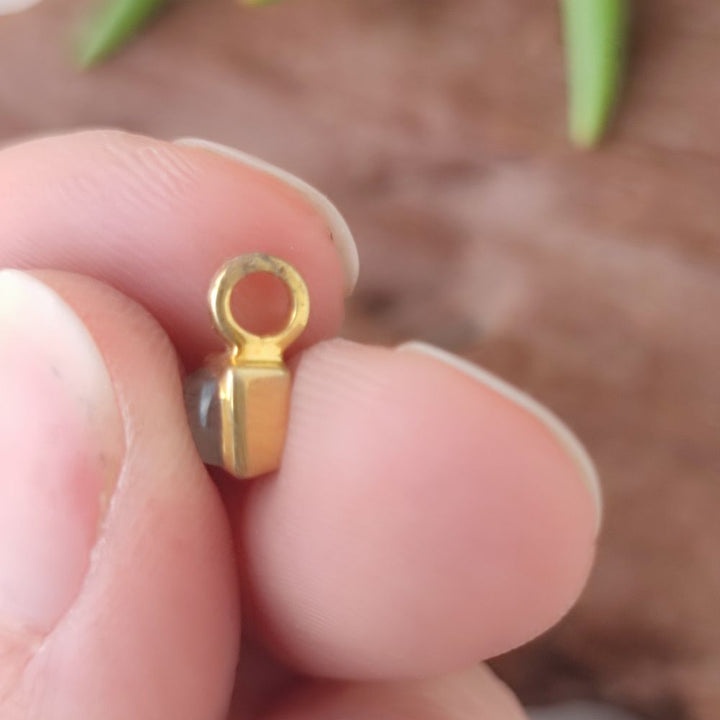 Ciondolo dado in argento 925 con pietra - SEDAWA