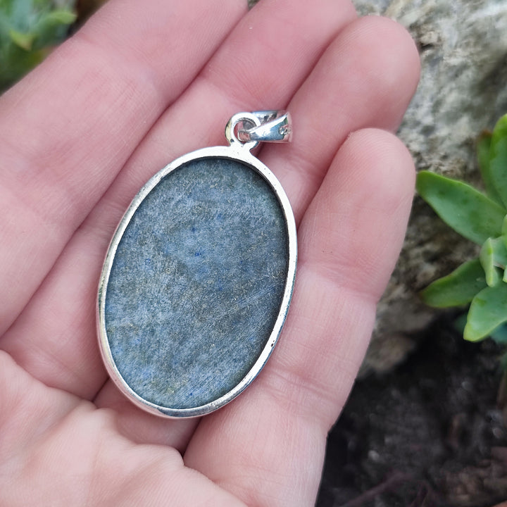 Ciondolo etnico in argento 925 con pietra - SORAON