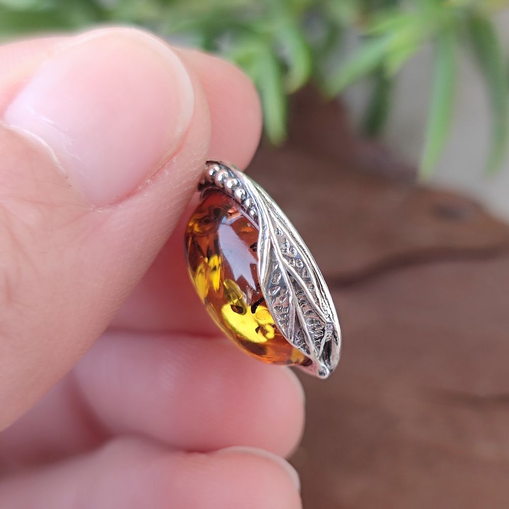 Ciondolo in argento 925 con pietra - ANKRA