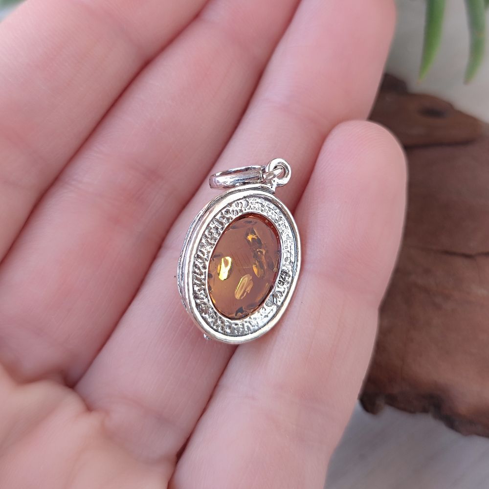 Ciondolo in argento 925 con pietra - ANKRA