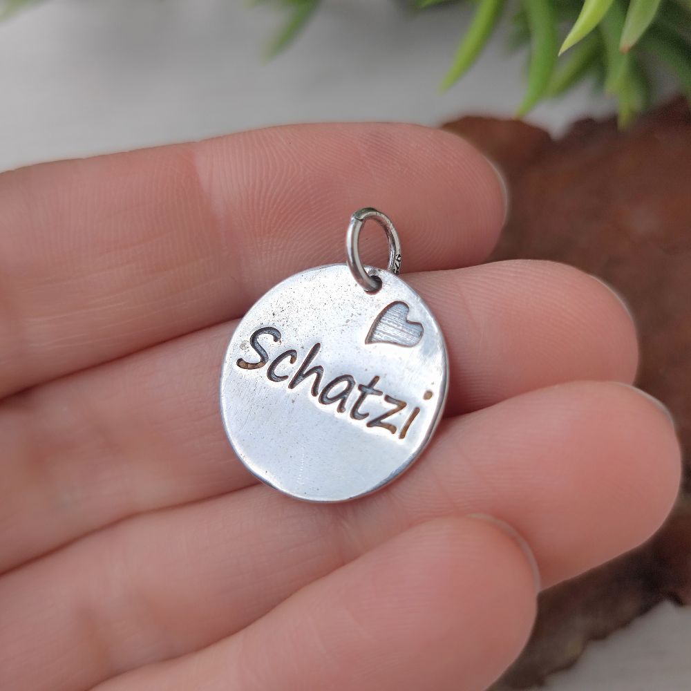 Ciondolo artigianale in argento 925 - SCHATZI