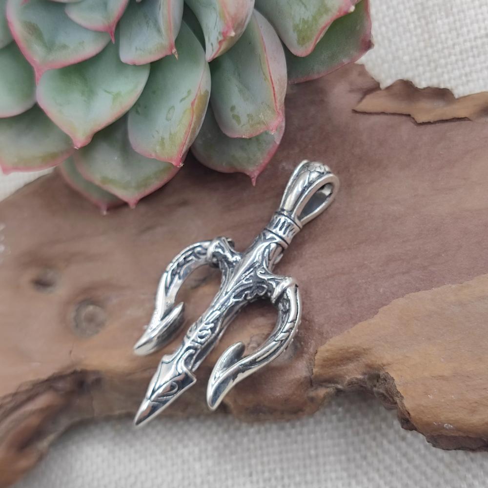 Ciondolo tridente in argento 925 - PONNUR