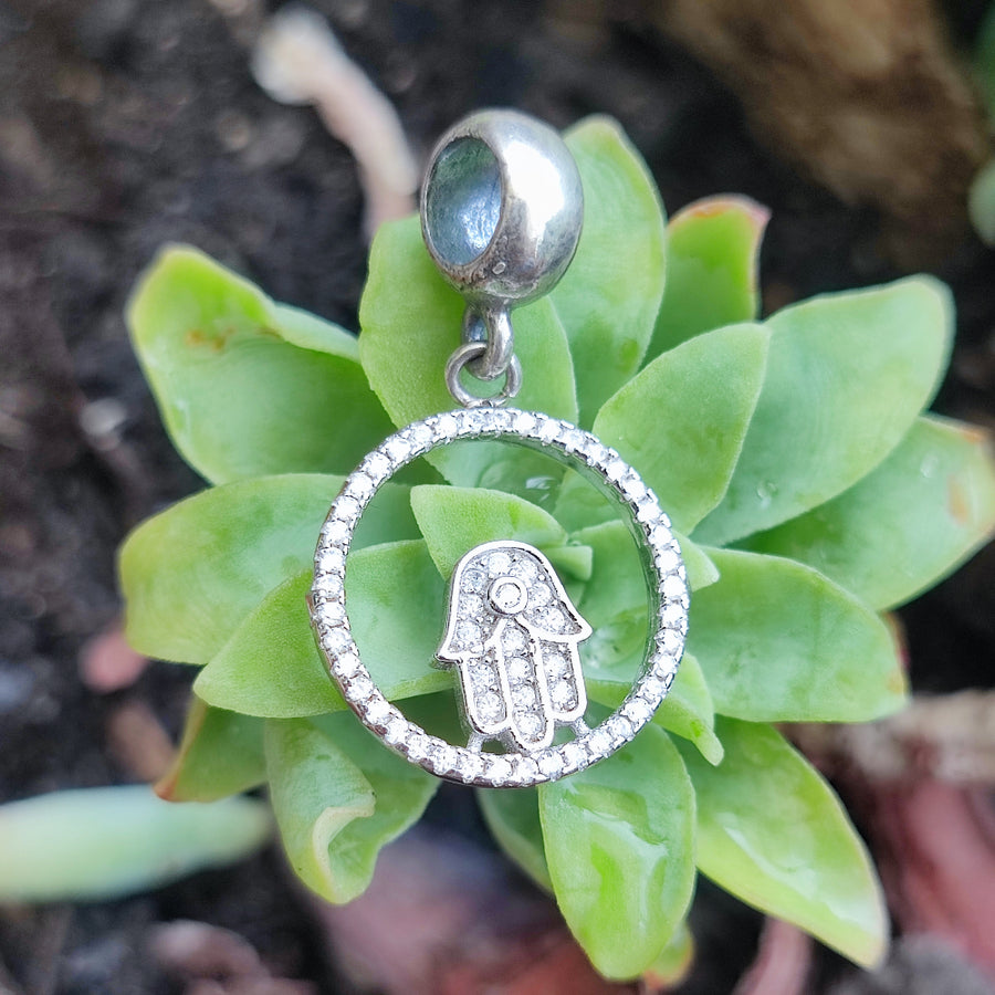 Ciondolo in argento 925 con mano di Fatima - ALANGAYAM