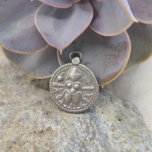 Ciondolo etnico in argento antico Shiva - CHANDPOLE