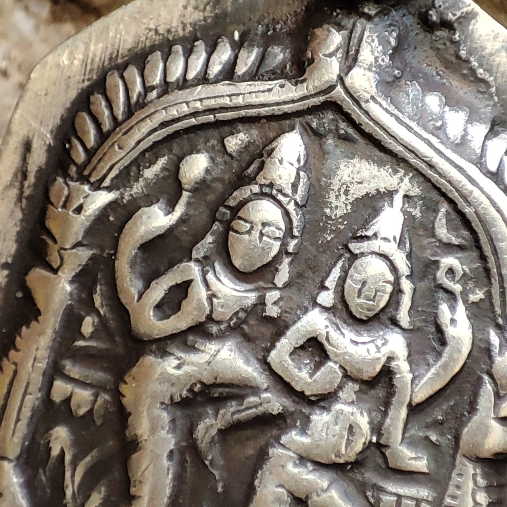 Ciondolo in argento antico con Shiva Nataraja - KHARWANDI
