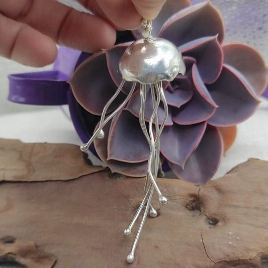 Ciondolo artigianale medusa in argento 925 - NISHA