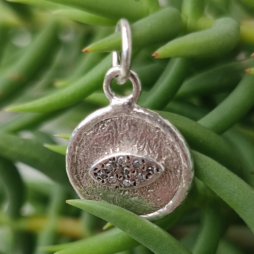 Ciondolo in argento 925 con zirconi - KINKIRTA
