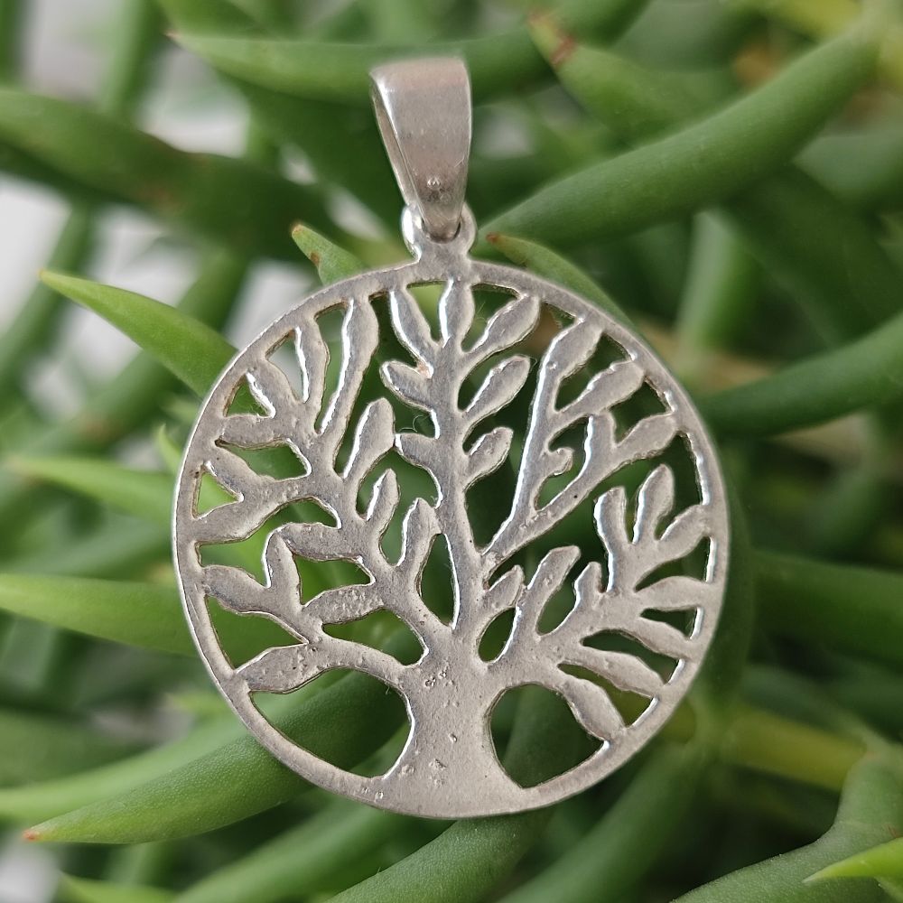Ciondolo etnico in argento 925 - Albero della vita