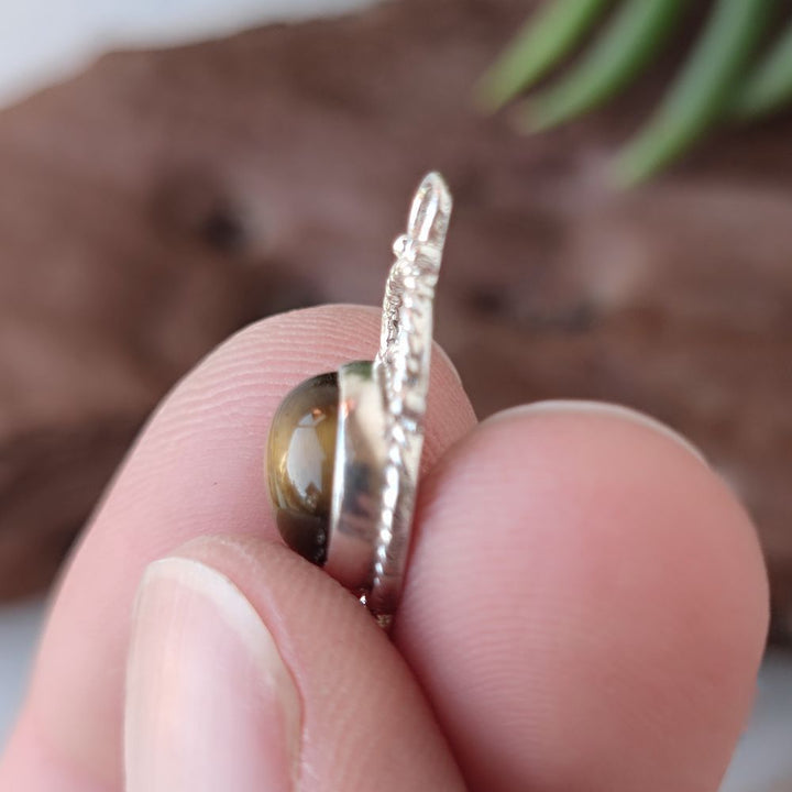 Ciondolo etnico in argento 925 pietra - DEOSAR