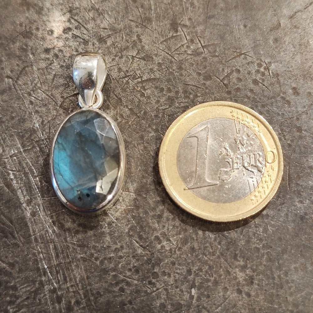Ciondolo in argento 925 con labradorite - ABHIJAY