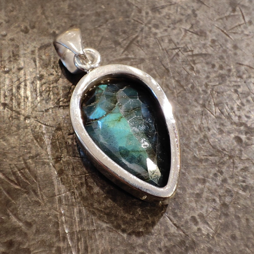 CIONDOLO Labradorite argento 925 - DANYA