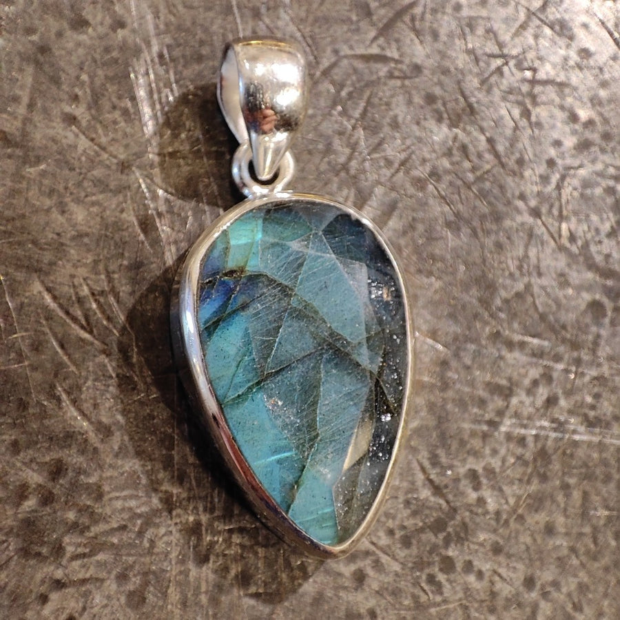 CIONDOLO Labradorite argento 925 - DANYA