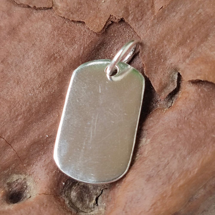 Ciondolo medaglietta in argento 925 - MAXIM