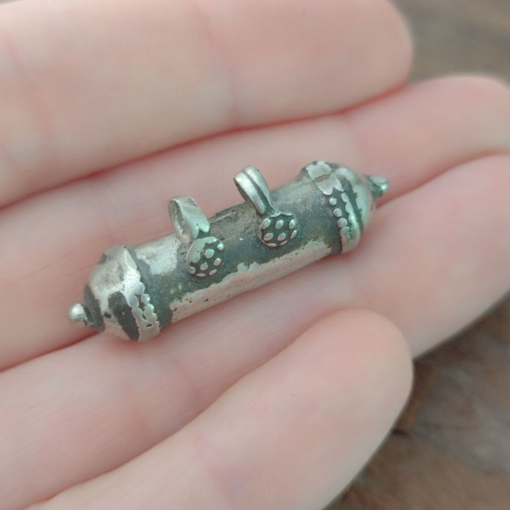 Ciondolo in argento antico con PORTA PREGHIERE - AMBIKAPU
