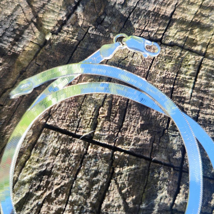 COLLANA argento 925 snake fine - NAGPUR