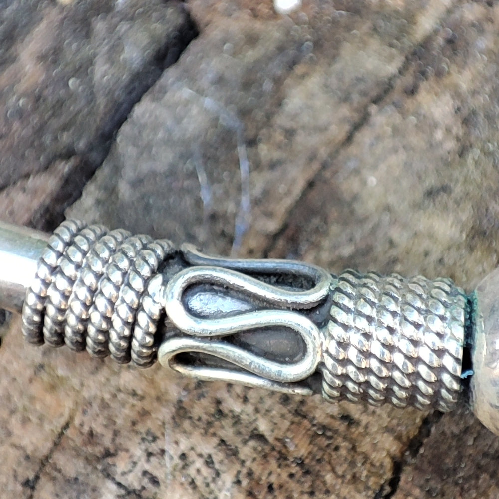 COLLANA etnica rigida in argento 925 - DIVATEKA