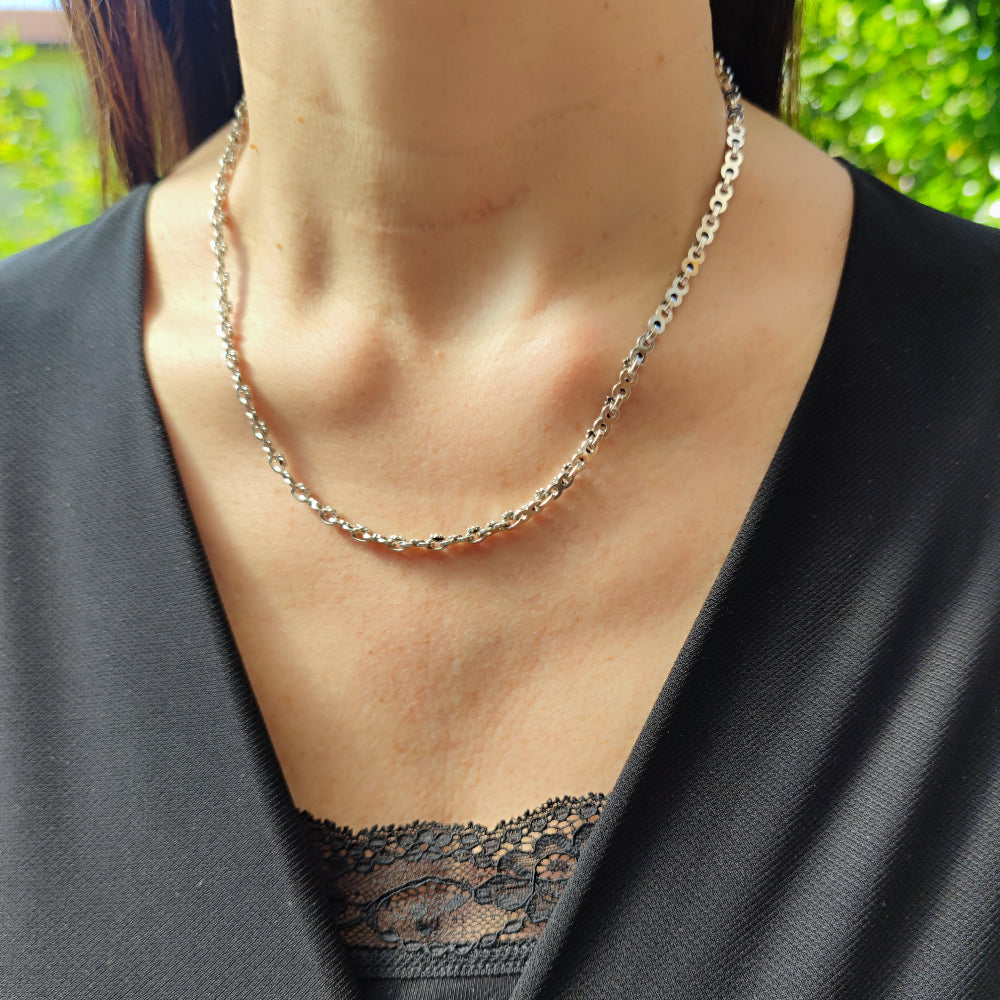 COLLANA etnica in argento 925 - SEMADOH