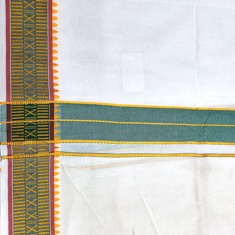 DHOTI SARONG - Handmade Indian Cotton Sarong - BRAHMI