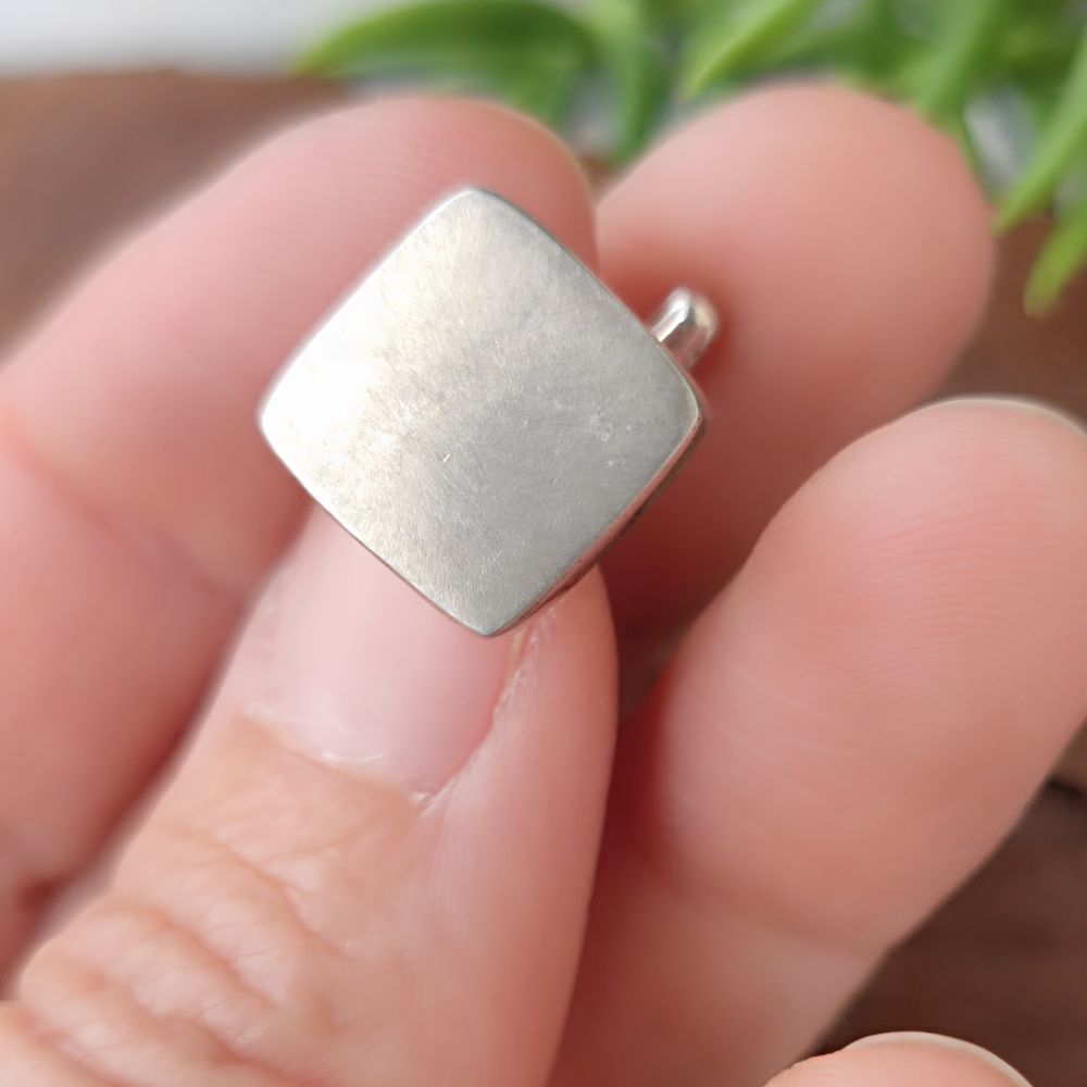 GEMELLI in argento 925 quadrati - THOMAS