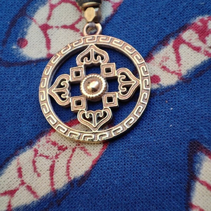 Japa Mala DORJE con Rudraksha e Pietra di luna - KARTIK