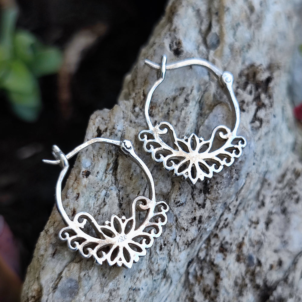 ORECCHINI etnici in argento 925 - PARANYA