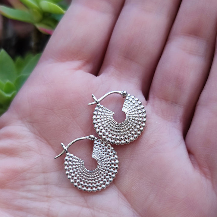 ORECCHINI etnici in argento 925 - PARWAN