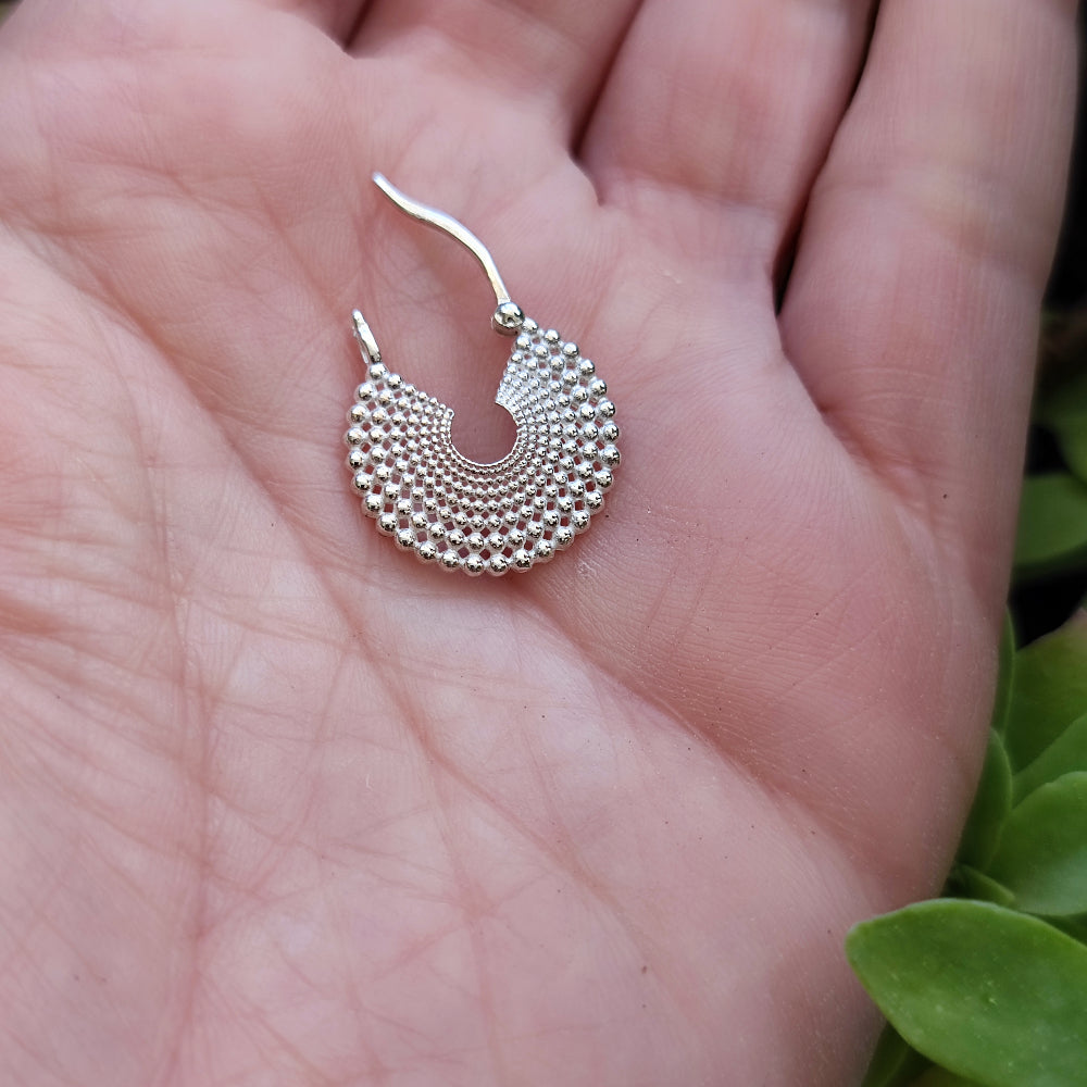 ORECCHINI etnici in argento 925 - PARWAN