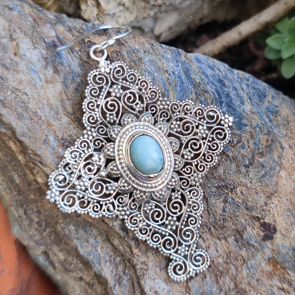 ORECCHINI in argento 925 con pietra - BALLOP