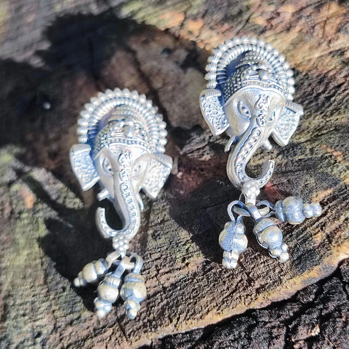 Orecchini etnici in argento 925 - DHORIMANA