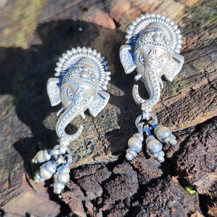Orecchini etnici in argento 925 - DHORIMANA