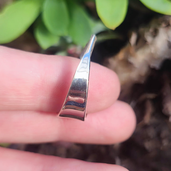 Orecchini argento 925 artigianali con pietra - MANDALAVADI