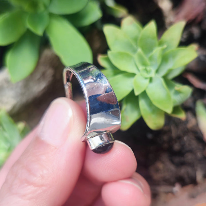 Orecchini argento 925 artigianali con pietra - MANDALAVADI