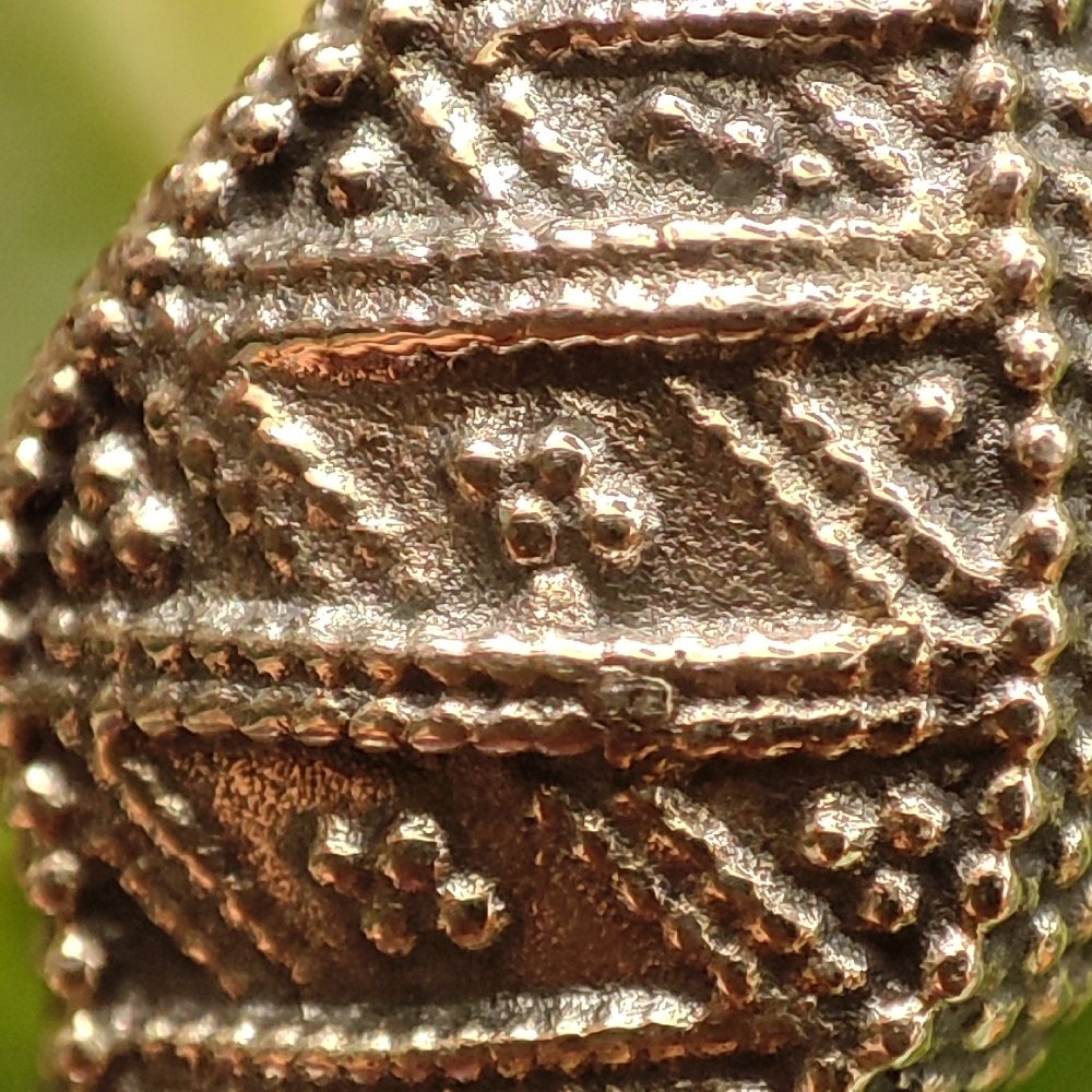 Orecchini etnici in argento 925 pietra - MUSRI