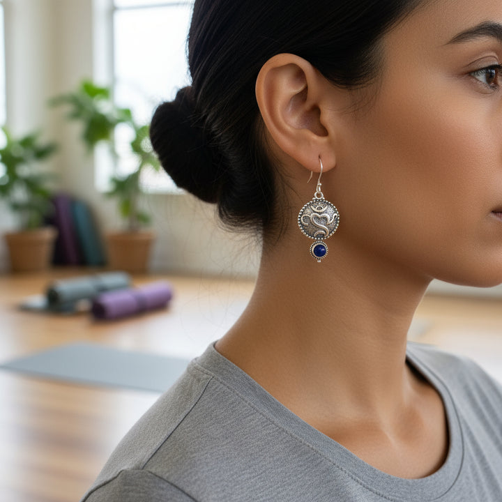 Orecchini in Argento 925 con Pietra Naturale - NARAJOLA