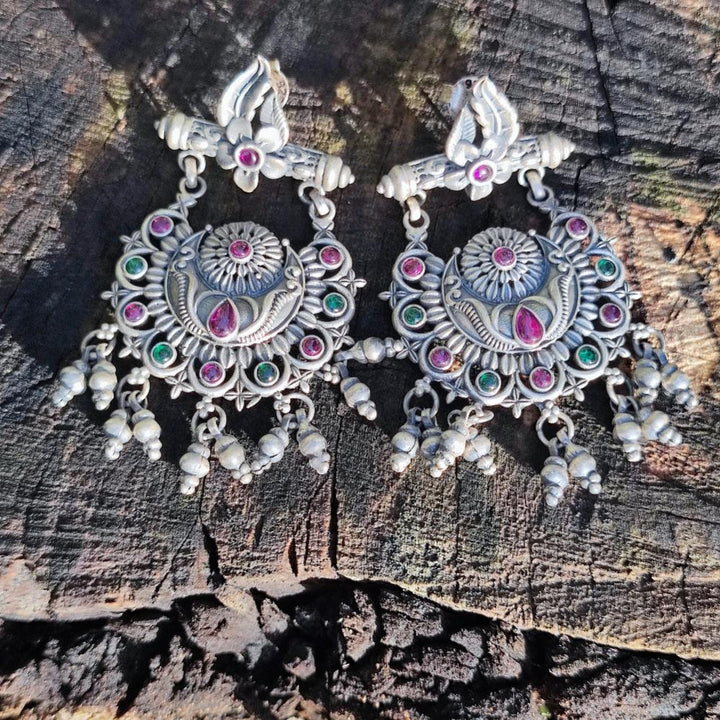Orecchini etnici in argento 925 - NOKHA